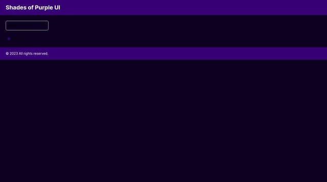 Thumbnail for prompt: darkest purple almost black