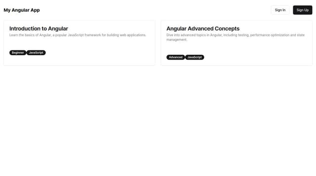 Thumbnail for prompt: angular template