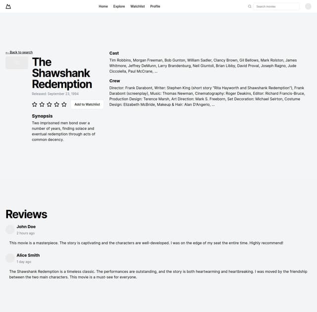 Thumbnail for prompt: create a similar website to letterboxd