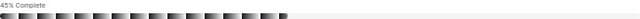 Thumbnail for prompt: a progress bar with 45 degress striped lines