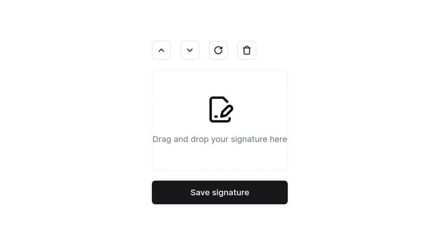 Thumbnail for prompt: build and interactive signature pad 