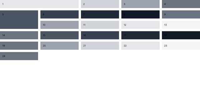 Thumbnail for prompt: give me a table 5x5, use css grid as table layout

merge two first columns in the first row
also merge first column in second and third rows 
