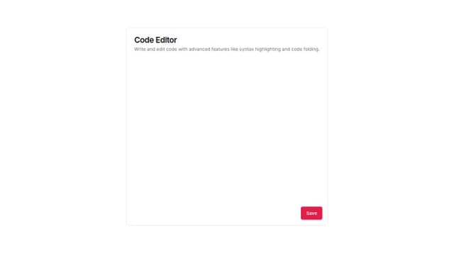 Thumbnail for prompt: Code Editor using Monaco Code Editor 