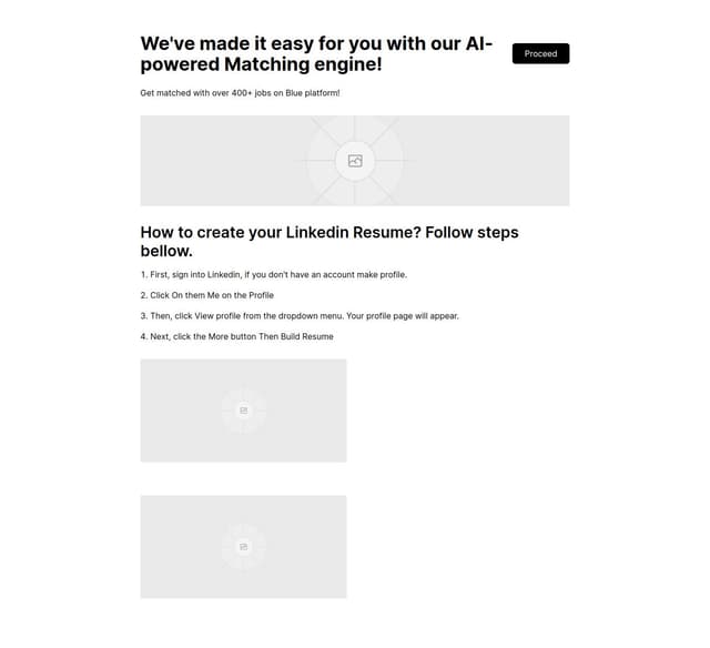 Thumbnail for prompt: add a proceed button at the top right corner inline with the heading