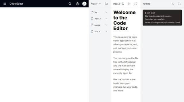 Thumbnail for prompt: An code editor