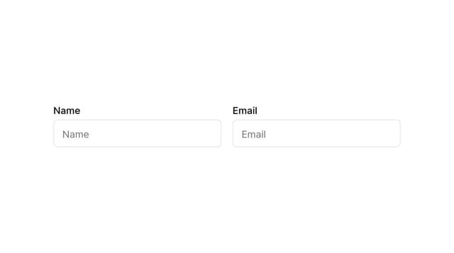 Thumbnail for prompt: Create a two column form layout component