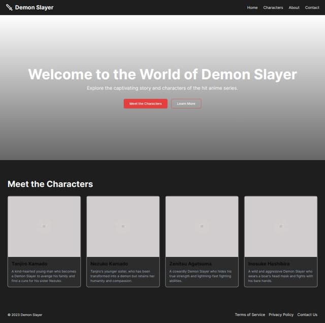 Thumbnail for prompt: Chat gpt demon slayer clone