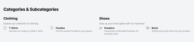 Thumbnail for prompt: Category Subcategory card UI
