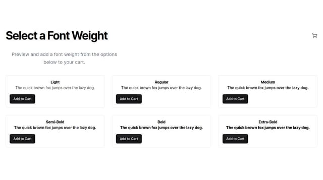 Thumbnail for prompt: change it to add not select and add a cart in the top right