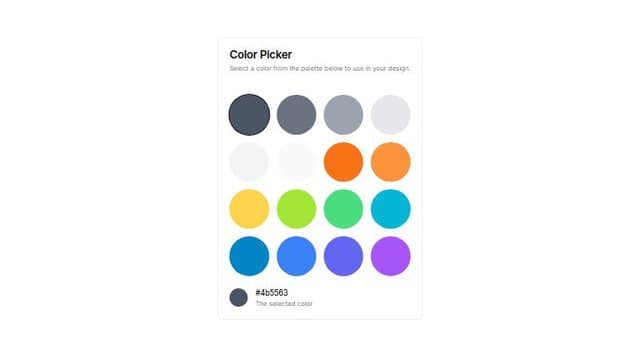 Thumbnail for prompt: shadcn color picker