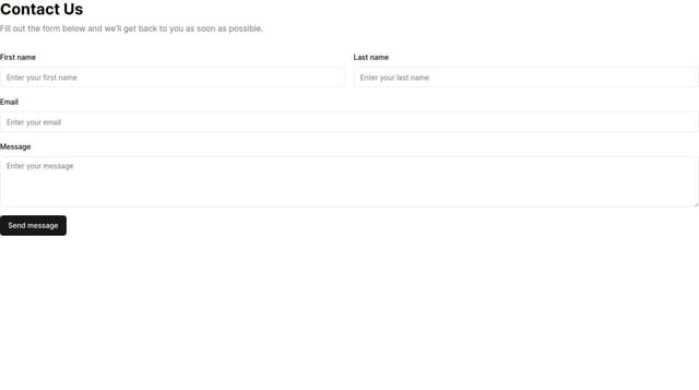 Thumbnail for prompt: a contact form