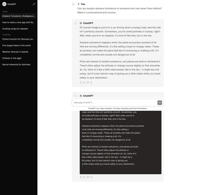 Thumbnail for prompt: there is a horizontal scrollbar appearing in mobile version .. instead wrap the replies to next line 