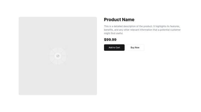 Thumbnail for prompt: make the images slide as a carousel without sidebar