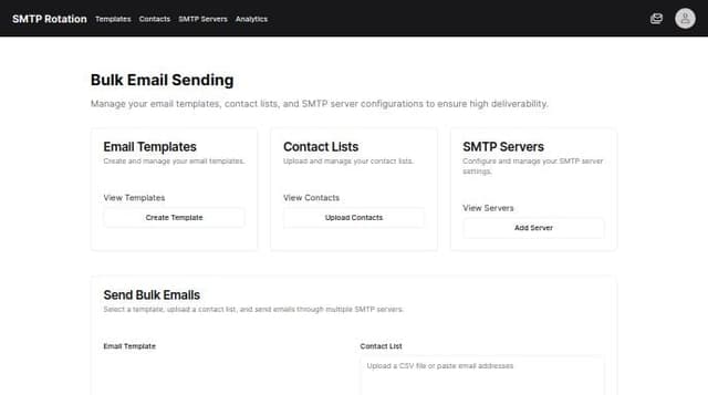 Thumbnail for prompt: Smtp roation while sending bulk mails 