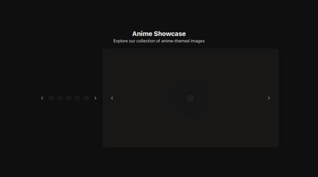 Thumbnail for prompt: make a clone of https://hianime.to/home carousel