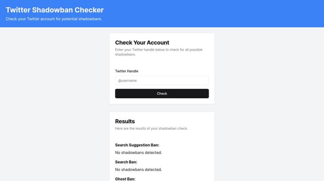Thumbnail for prompt: It instead of having the "check for" should directly check all, then in results show each result