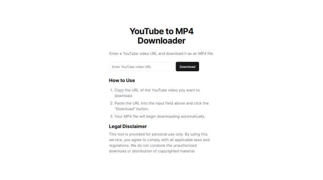 Thumbnail for prompt: Can you make a youtube to mp4 downloader website working