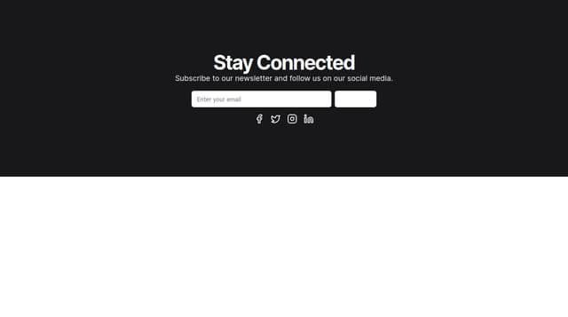 Thumbnail for prompt: using shadcn create a footer for a store