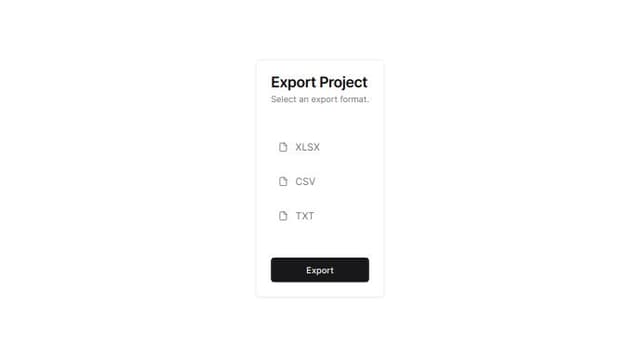 Thumbnail for prompt: change text for xlsx