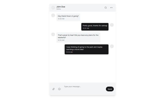 Thumbnail for prompt: chat long message responsive