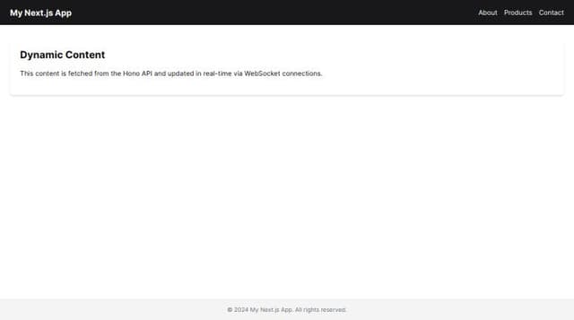 Thumbnail for prompt: next js app router hono socket api