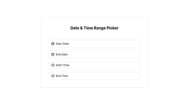 Thumbnail for prompt: time range picker
