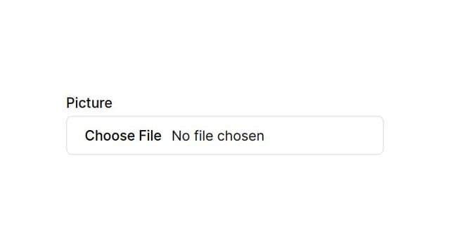 Thumbnail for prompt: A file input component.