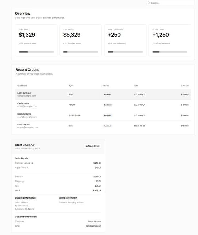 Thumbnail for prompt: dashboard navigation and sidebar