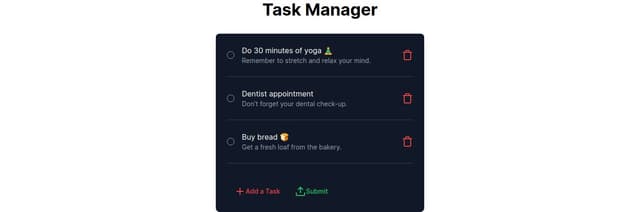 Thumbnail for prompt: Add Submit icon at bottom