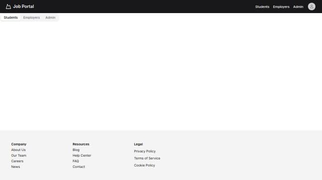 Thumbnail for prompt: develop a dynamic spring boot project with jsp as front end with mutiple role authentication using spring boot with mysql as database, app is like student employer admin activities