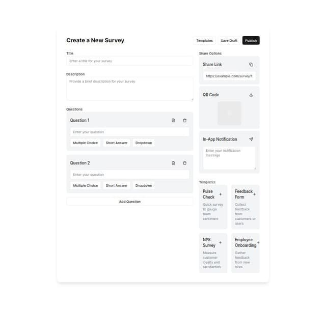 The creation page form should be designed for speed and ease of use ...
