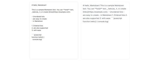 Thumbnail for prompt: a markdown textarea like github