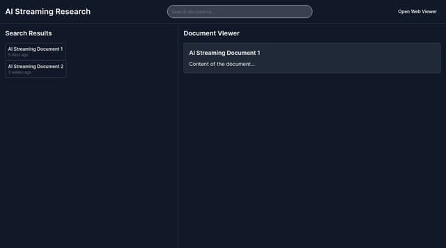 Thumbnail for prompt: add a dynamic link to a web viewer so that when you scrape the web you can use the integrated browser