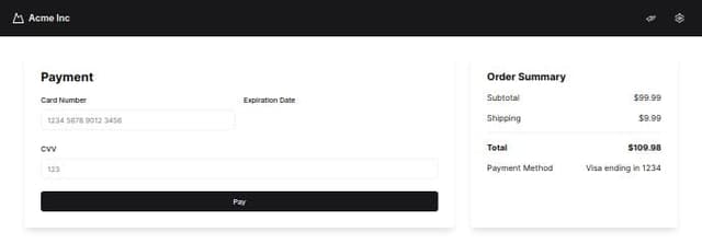 Thumbnail for prompt: Designing an electronic payment gateway in a HTML css js