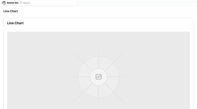 Thumbnail for prompt: with shadcn/ui create a line chart graph