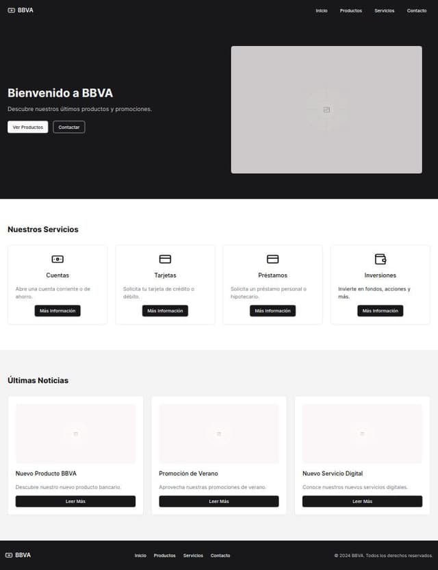 Thumbnail for prompt: nuevo diseño para el banco bbva