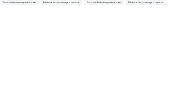 Thumbnail for prompt: text ticker component