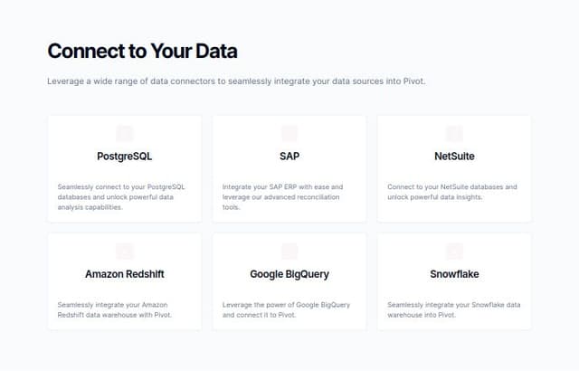 Thumbnail for prompt: change 'Integrate your SAP databases with ease and leverage our advanced analytics tools.' to 'Integrate your SAP ERP with ease and leverage our advanced reconciliation tools.'