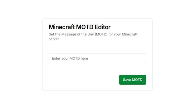 Thumbnail for prompt: minecraft motd editor