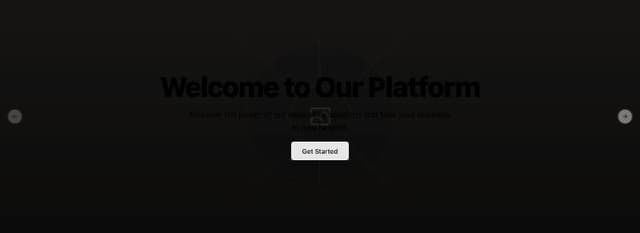 Thumbnail for prompt: banner carousel with overlay arrows navigation