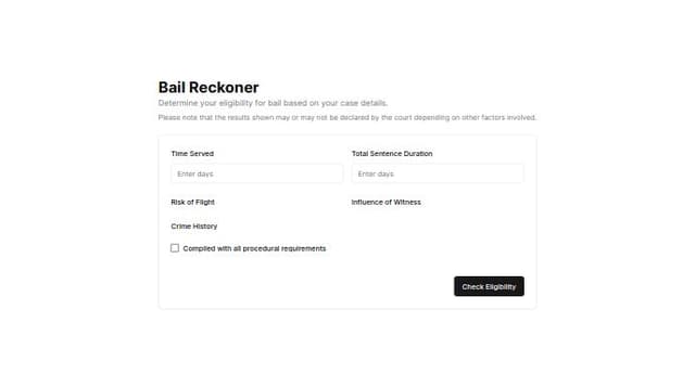 Thumbnail for prompt: add a small disclaimer that the results show would may or may not declared by the court depending on the other factors invovled