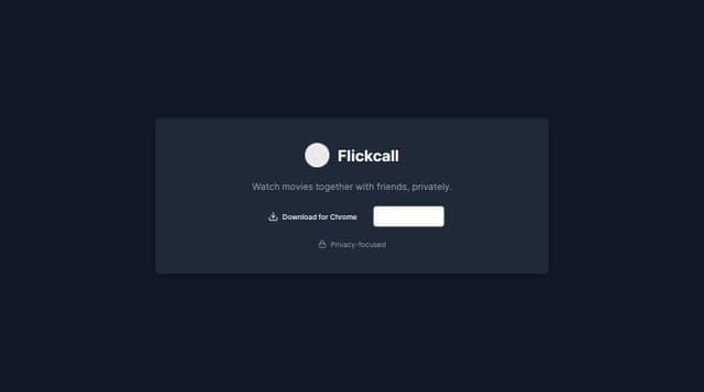 Thumbnail for prompt: Flickcall is privacy focused chrome extension to watch movies together with friends. Its synchronise playback and adds video chat to Netflix.