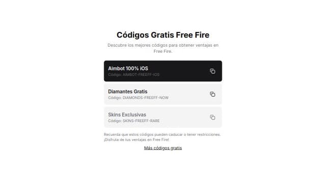 Thumbnail for prompt: Código atajos free fire aimbot 100% ios