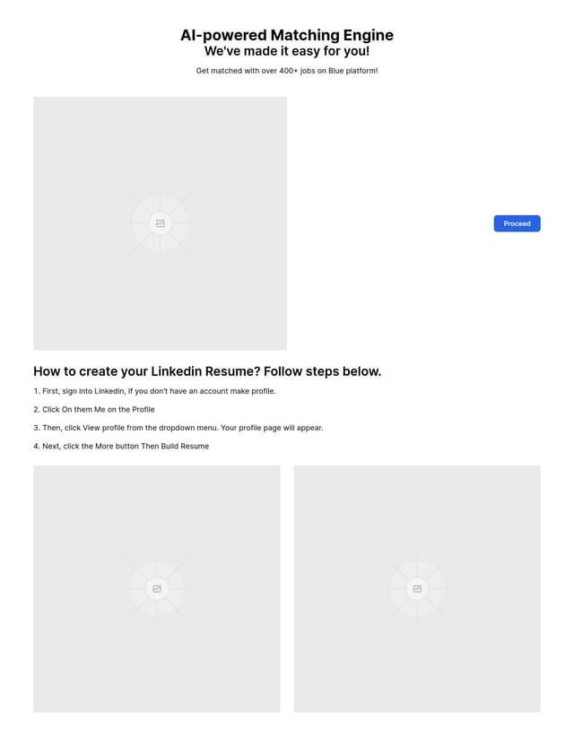 Thumbnail for prompt: middle to the image. still side by side with the proceed button on the the top right