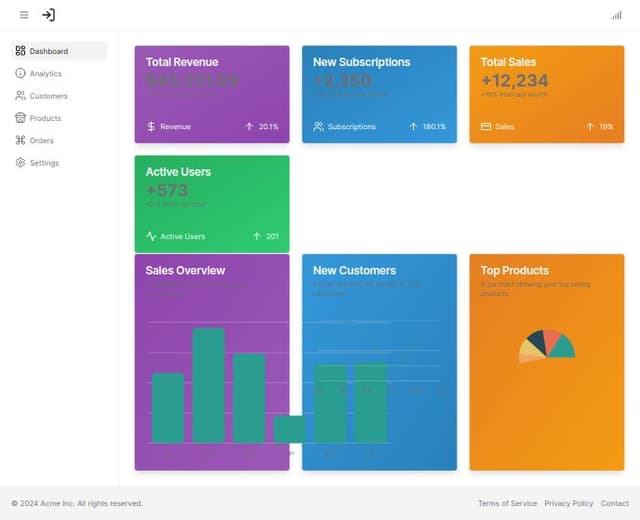 Thumbnail for prompt: magic-ui full feature admin themplate