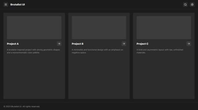 Thumbnail for prompt: Neo brutalism