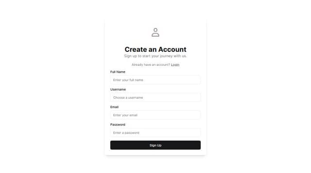 Thumbnail for prompt: add User profile on top in circle sape