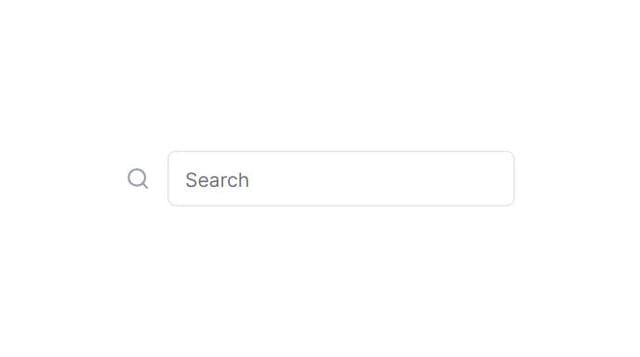Thumbnail for prompt: a search input with a magnifying glass icon using shadcn ui
