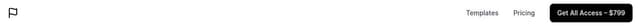 Thumbnail for prompt: no shadow and center the text with the button  and make the button a tiny bit rounder 