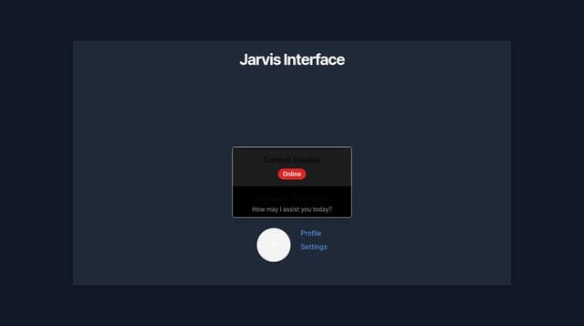 Thumbnail for prompt: a jarvis like interface